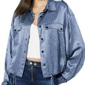 RAMY BROOK the Lurex striped jacket! Retail 495$